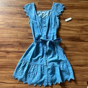NWT Old Navy Chambray Blue Denim Dress